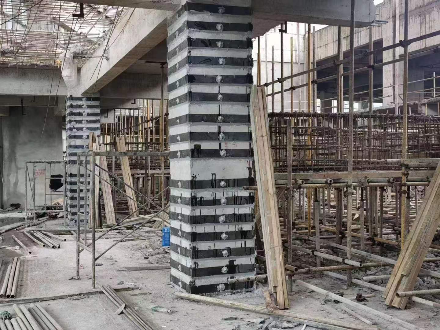 唐县柱子包钢加固施工方案